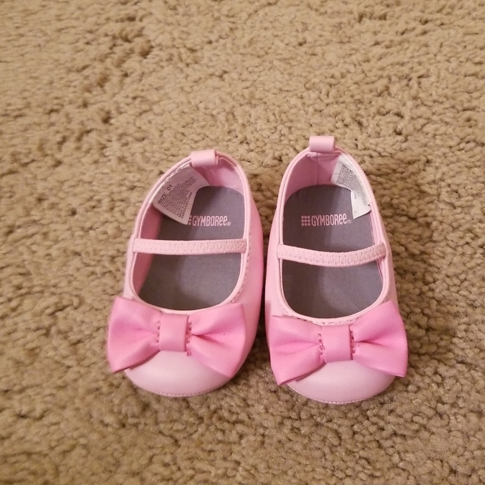 Pink ballet flats